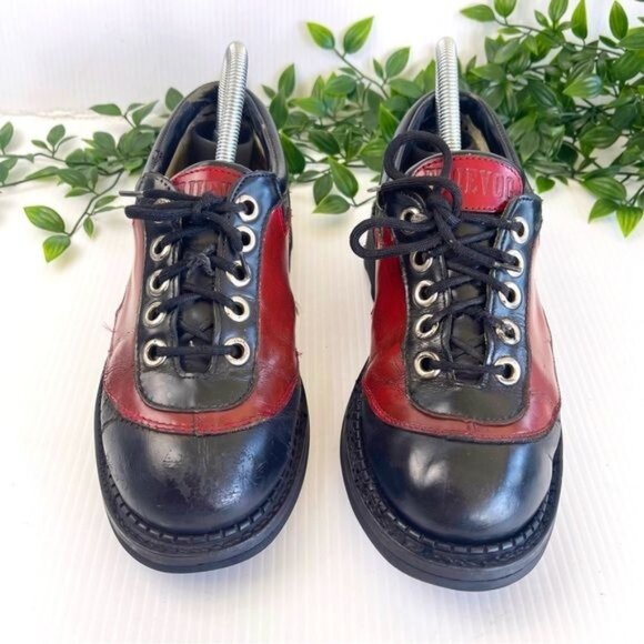 JOHN FLUEVOG 7TH HEAVEN FLAME FLAMING DERBY LACE-UP - Picture 2 of 10